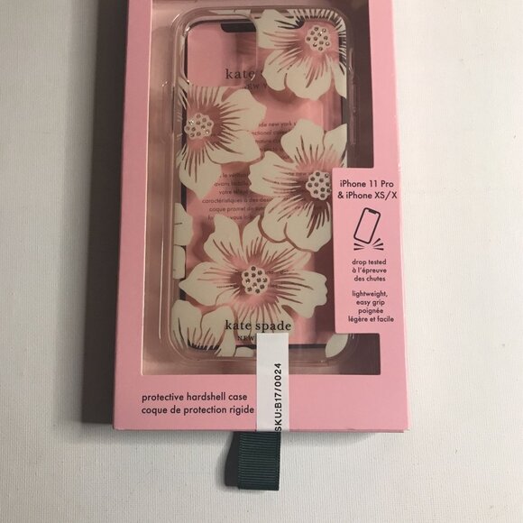 Kate Spade Protective Hardshell Case for iPhone 11 Pro - Hollyhock Floral - Picture 8 of 8